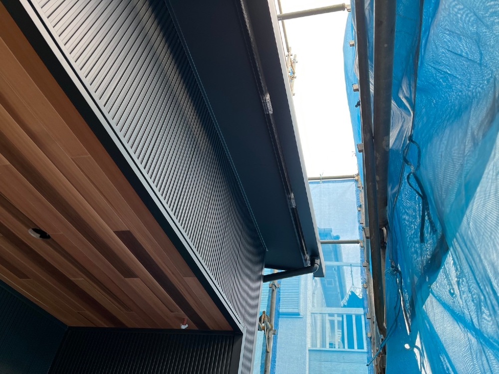 『外壁工事完了』