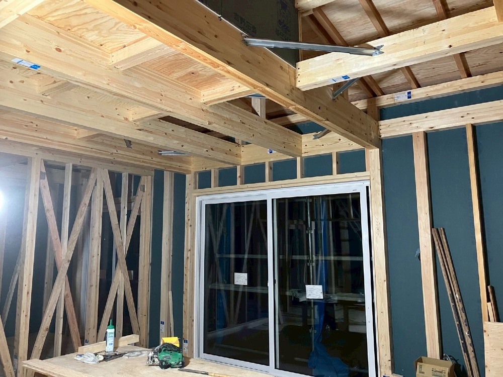 『サッシ取付』